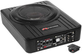 10" ACTIVE AMPLIFIED UNDER SEAT SLIM SHALLOW SUBWOOFER BASS BOX REMOTE 250watt. - SAFE'N'SOUND